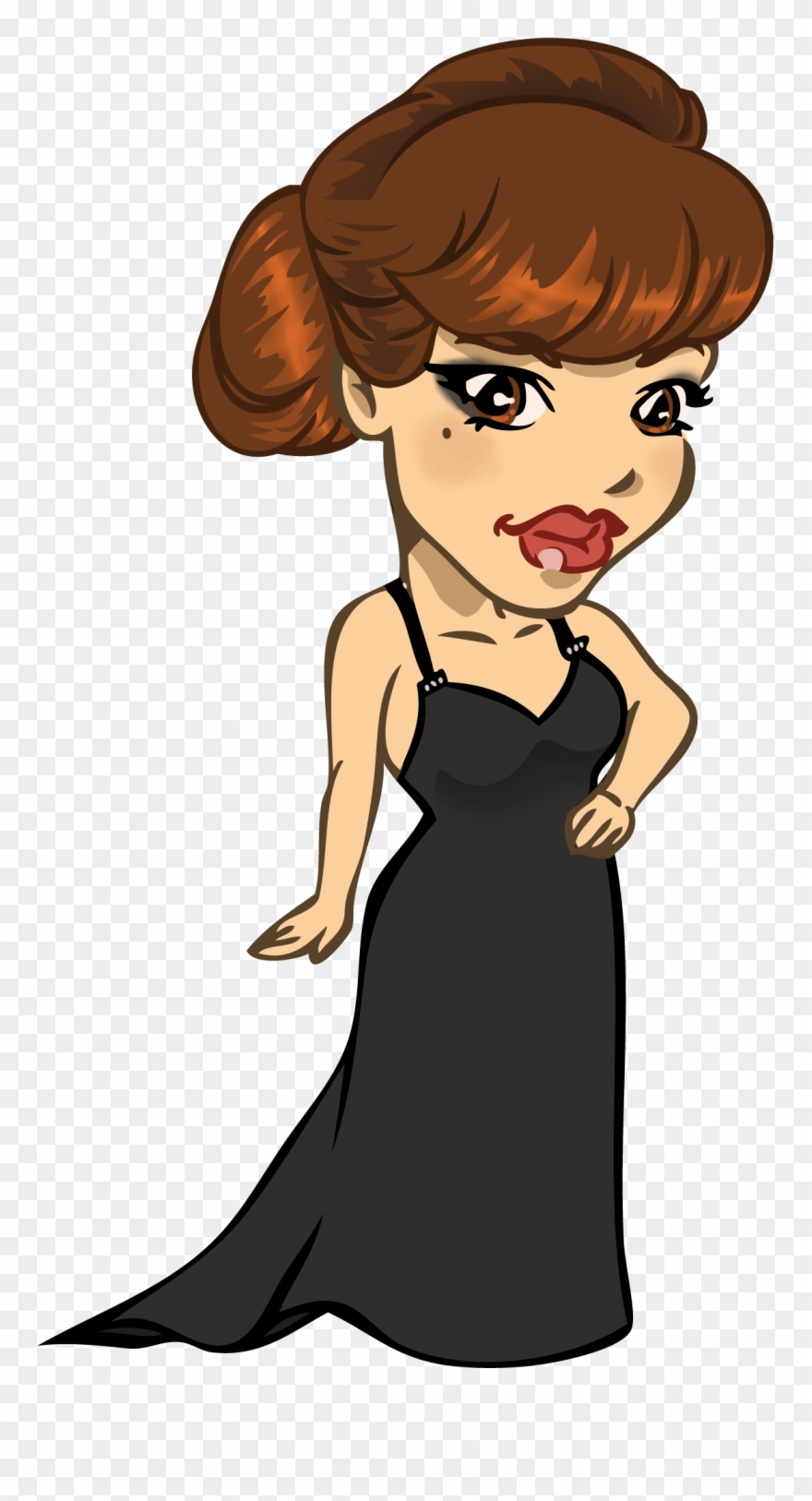 Female Hollieyourweddingsinger If You Are Any Kind - Female Singer Cartoon Clipart