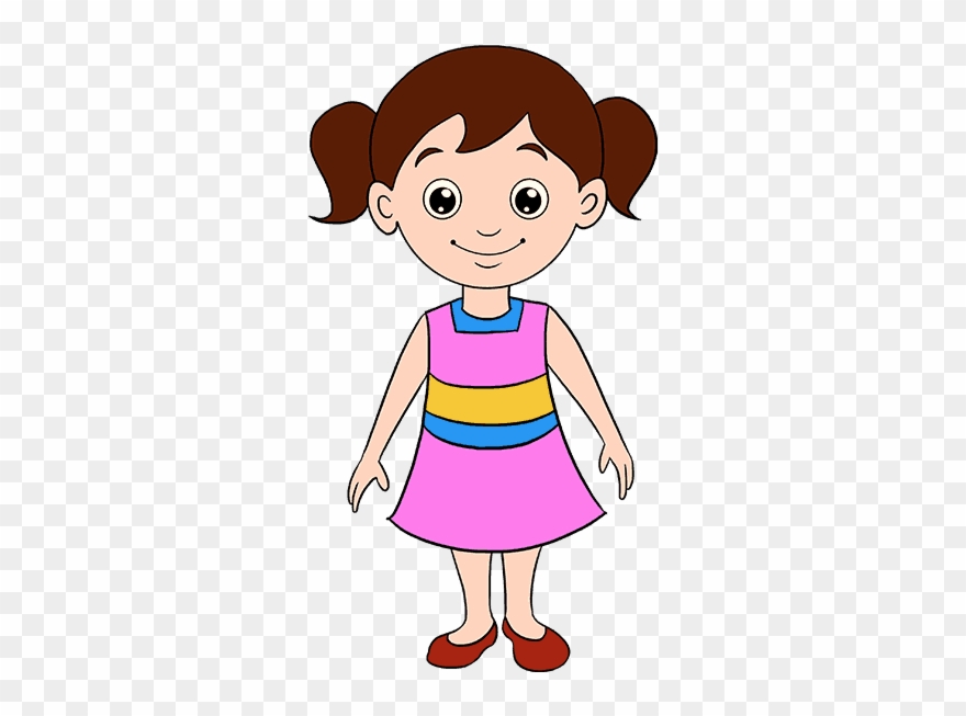 Download Clipart Library Stock Babies Drawing Cartoon Girl Cartoon Drawing Easy Png Download Pinclipart