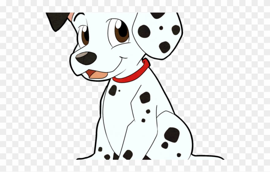 Dalmation Clipart Cartoon - Dalmatian Dog Puppy Clipart - Png Download