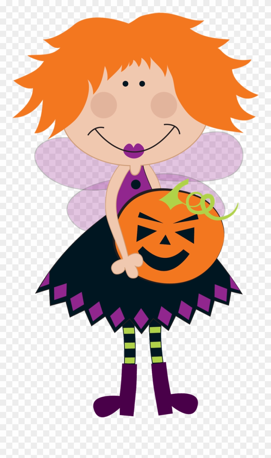 Clipart De Niños Disfrazados Para Halloween - Desenho De Personagens Halloween Png Transparent Png