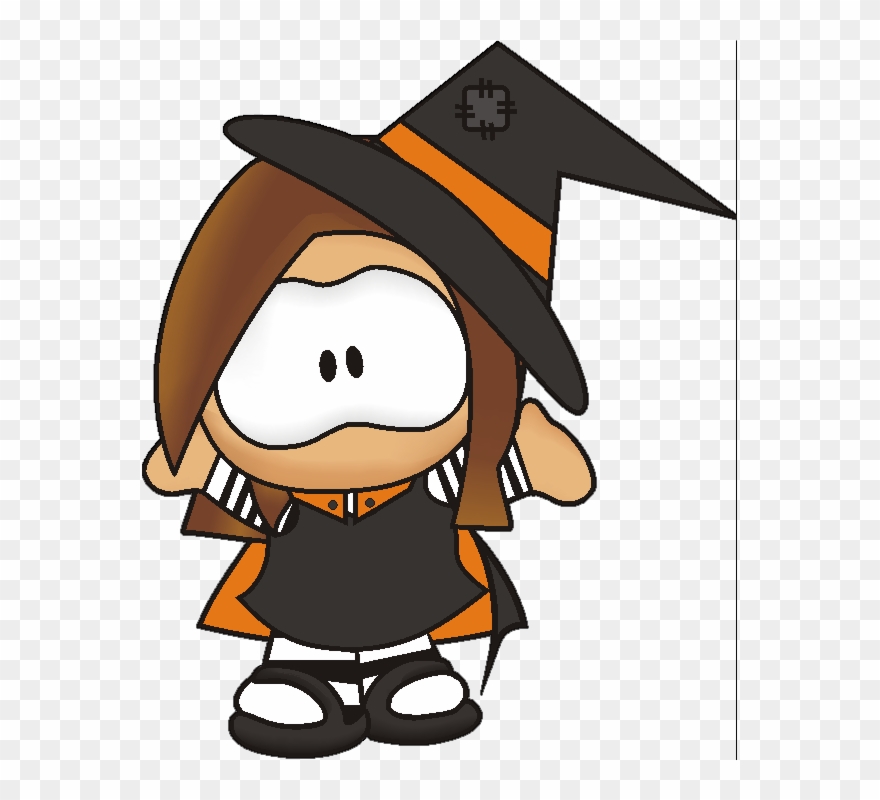 Halloween Cartoon Png Clipart Halloween Clip Art - Girl Halloween Cartoon Transparent Png