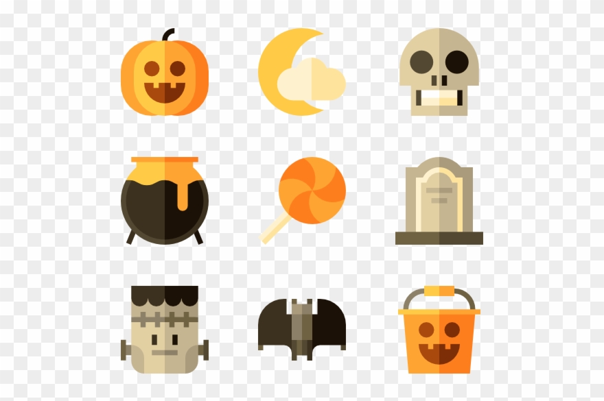 Pumpkin Icons Free Halloween Banner Stock - Pumpkin Icons Clipart