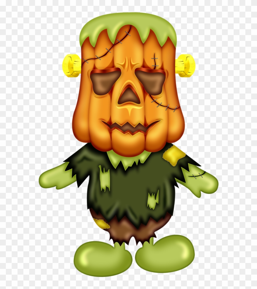 Little Halloween Monster - ตัว การ์ตูน วัน ฮาโลวีน น่า กลัว Clipart