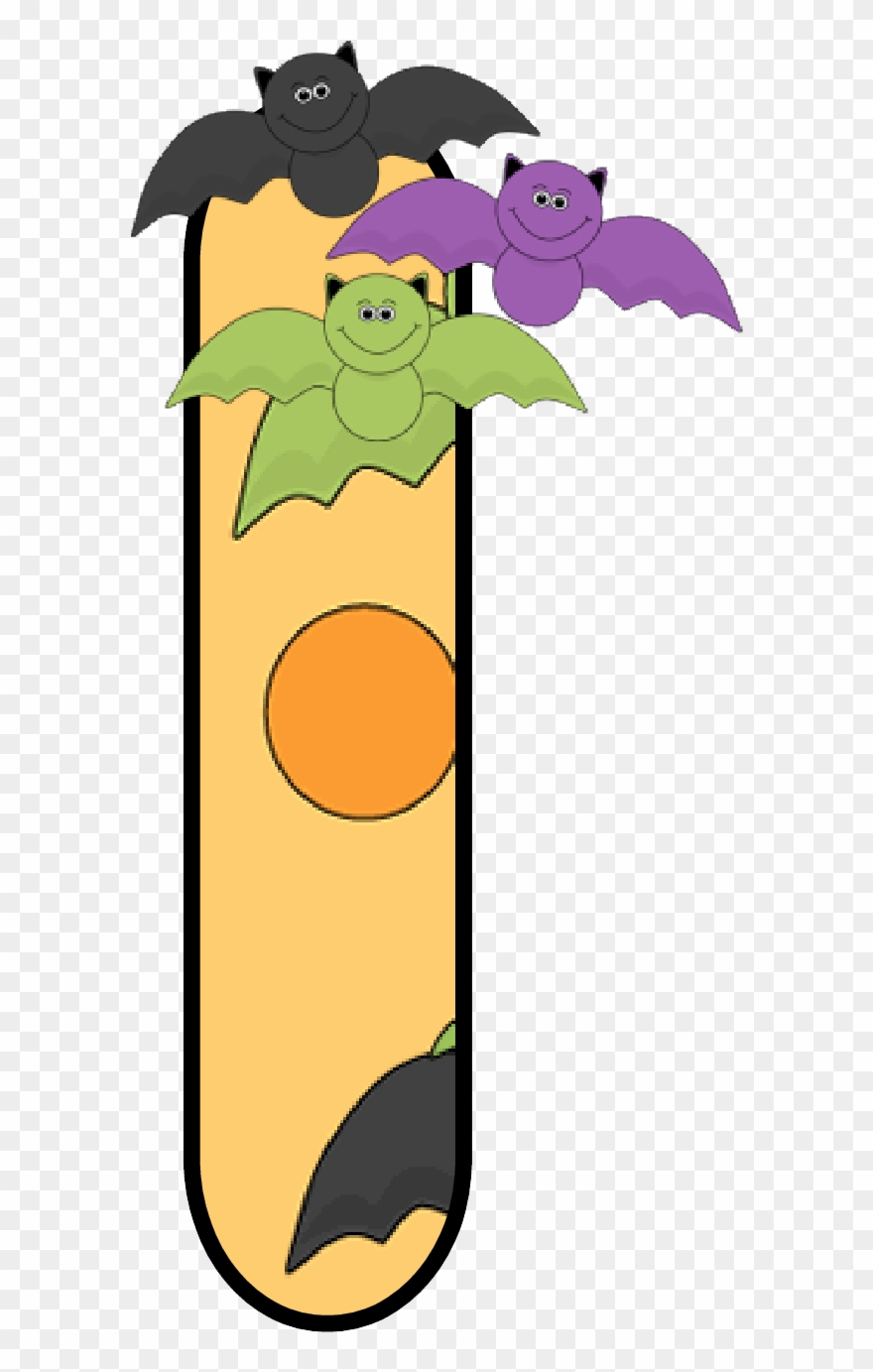Ch B *✿* Alfabeto Murcielago De Kid Sparkz - Cute Halloween Bats Clipart - Png Download