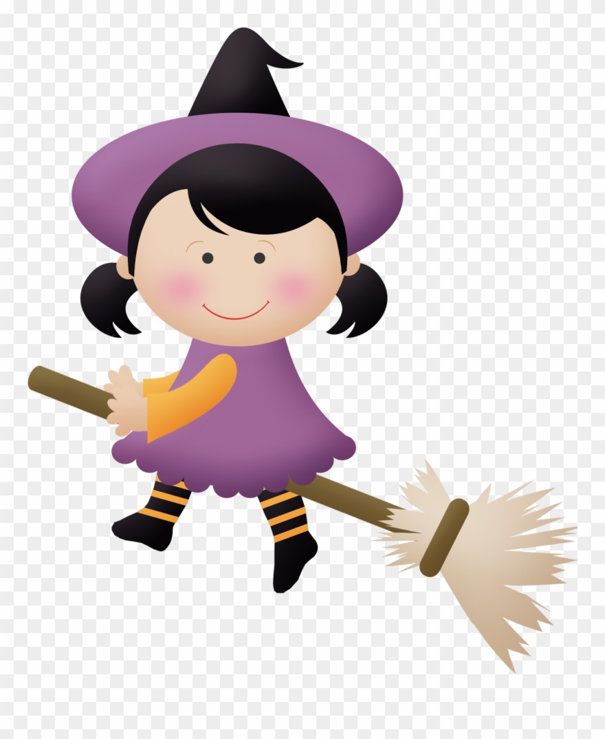 Travessuras Da Van - Bruxinhas Para Halloween Png Clipart