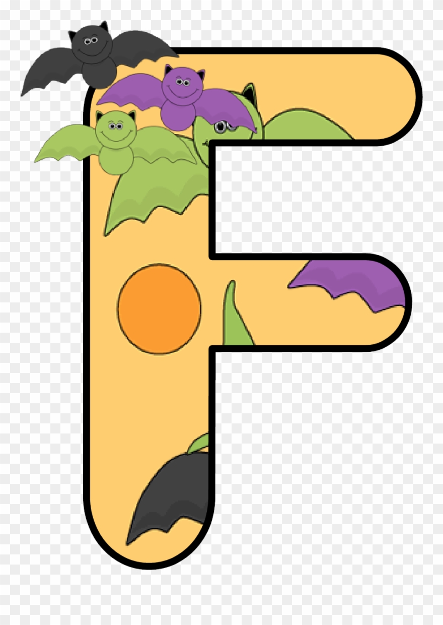 Ch B *✿* Alfabeto Murcielago De Kid Sparkz Halloween - Alphabet Clipart