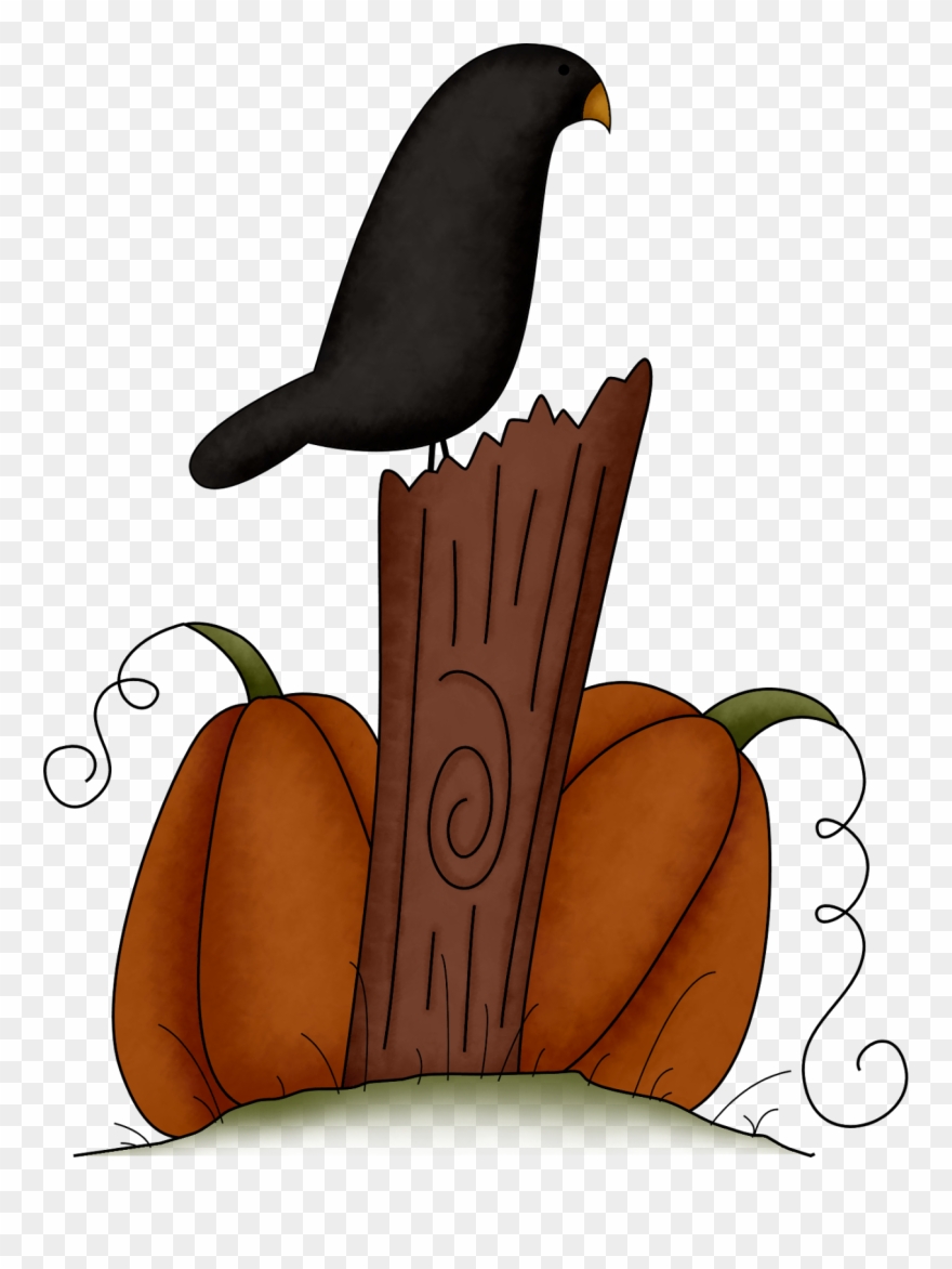 Prim Country •‿✿ Primitive Painting, Primitive Country, - Fall Primitive Images Clipart - Png Download