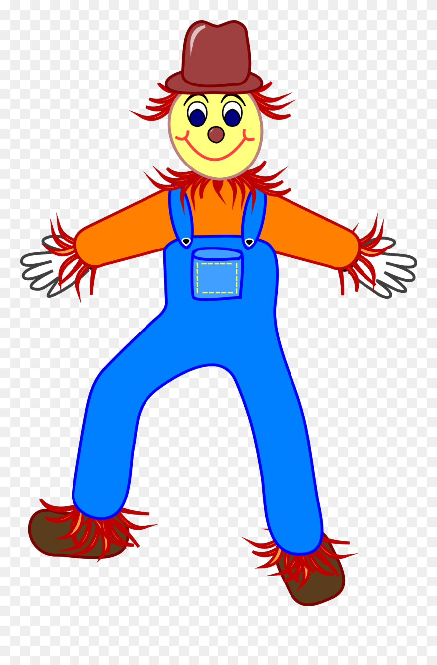 Tux Paint Scarecrow - Scarecrow Clipart - Png Download