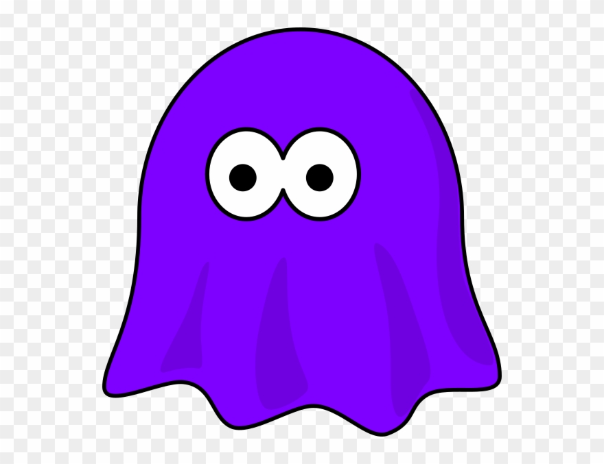 Purple Ghost Clip Art - Clip Art - Png Download