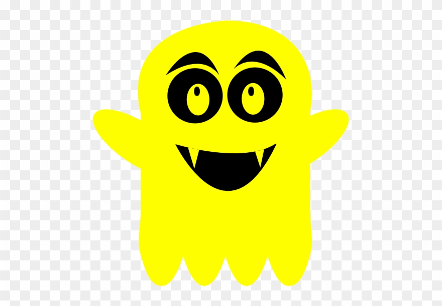 Yellow Ghost Png Clipart