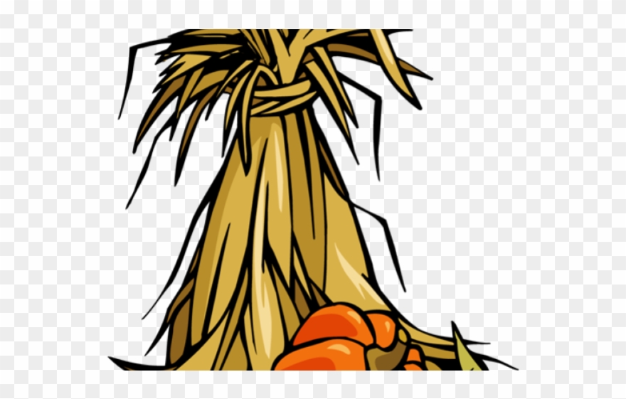 Corn Clipart Corn Leaf - Fall Corn Stalk Clipart - Png Download