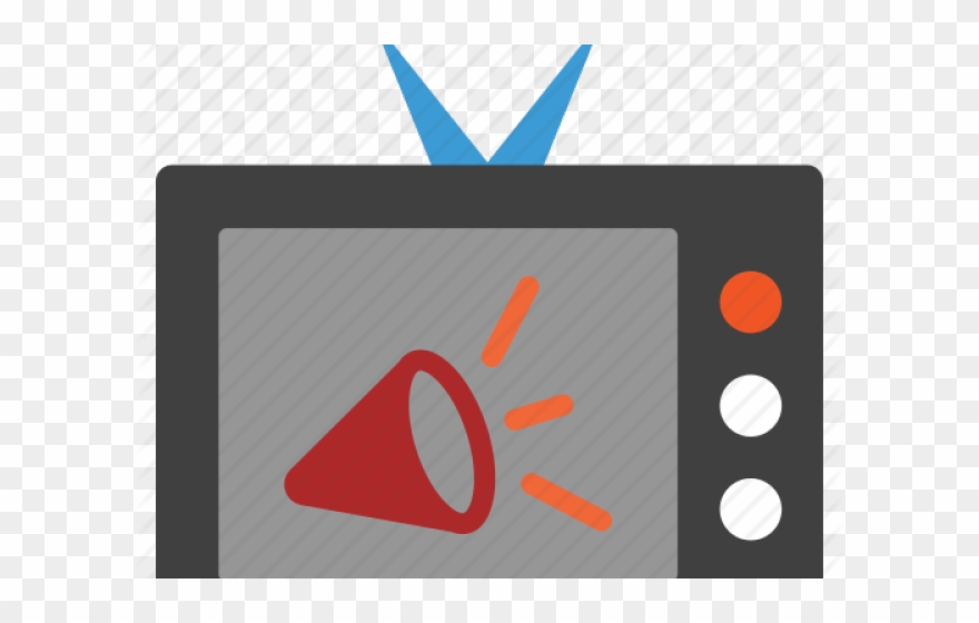 Television Clipart Tv Ad - Tv Advertising Icon - Png Download