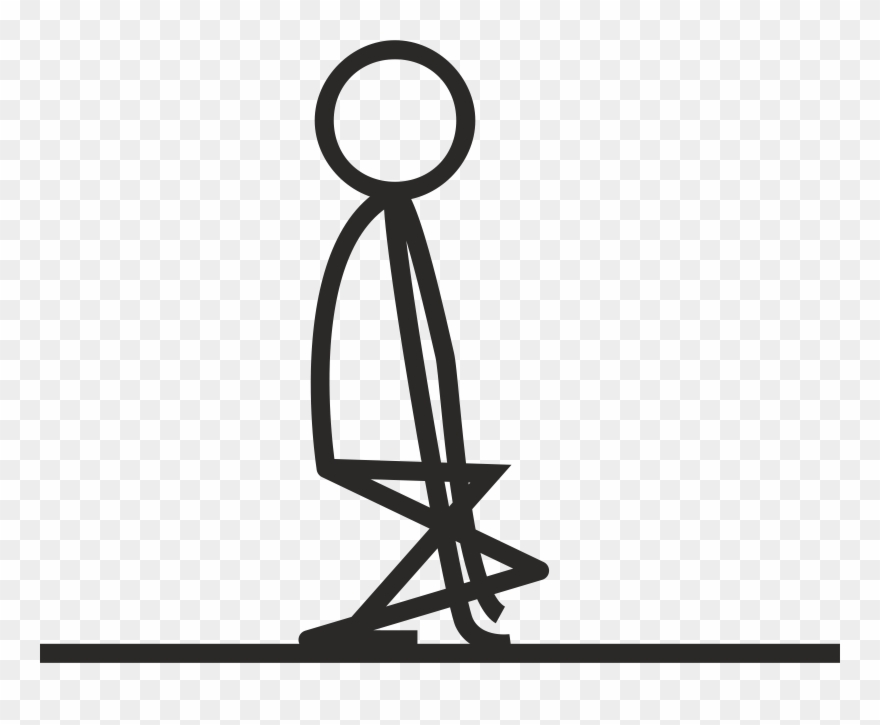 Clip Art Royalty Free Squatting By Pnx Tv Piktogramy - Clip Art - Png Download