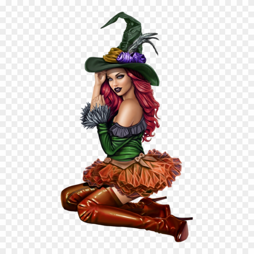 Vampires, Witches, Pin Up, Tube, Clip Art, Bruges, - Witch - Png Download