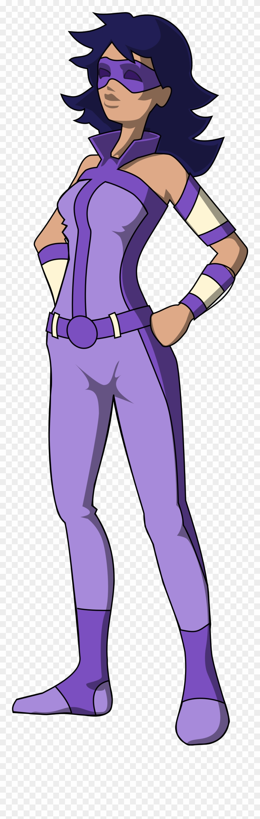 Superhero Girl Clipart - Super Villain Clipart Girl - Png Download