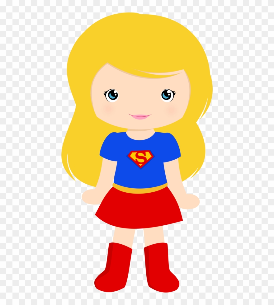 Superhero Party, Superhero Baby Shower, Superhero Classroom, - Heroinas Dibujos Clipart