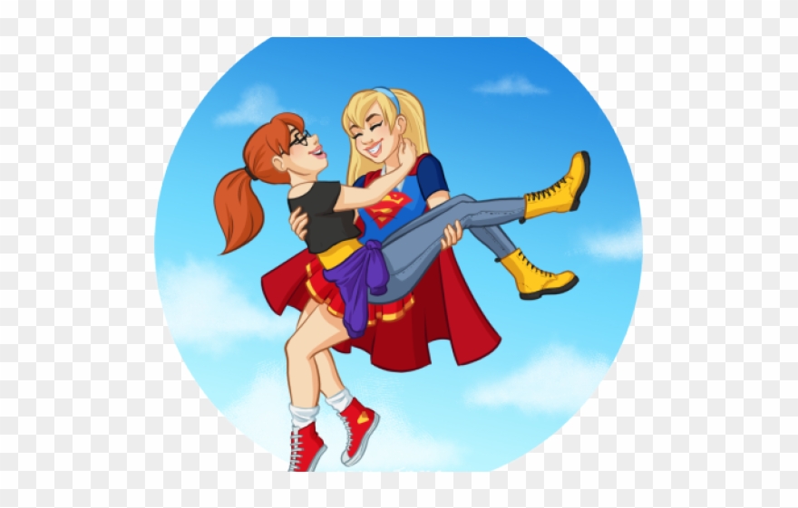 Cosplay Clipart Dc Superhero Girl - Dc Super Hero Girls Batgirl And Supergirl - Png Download