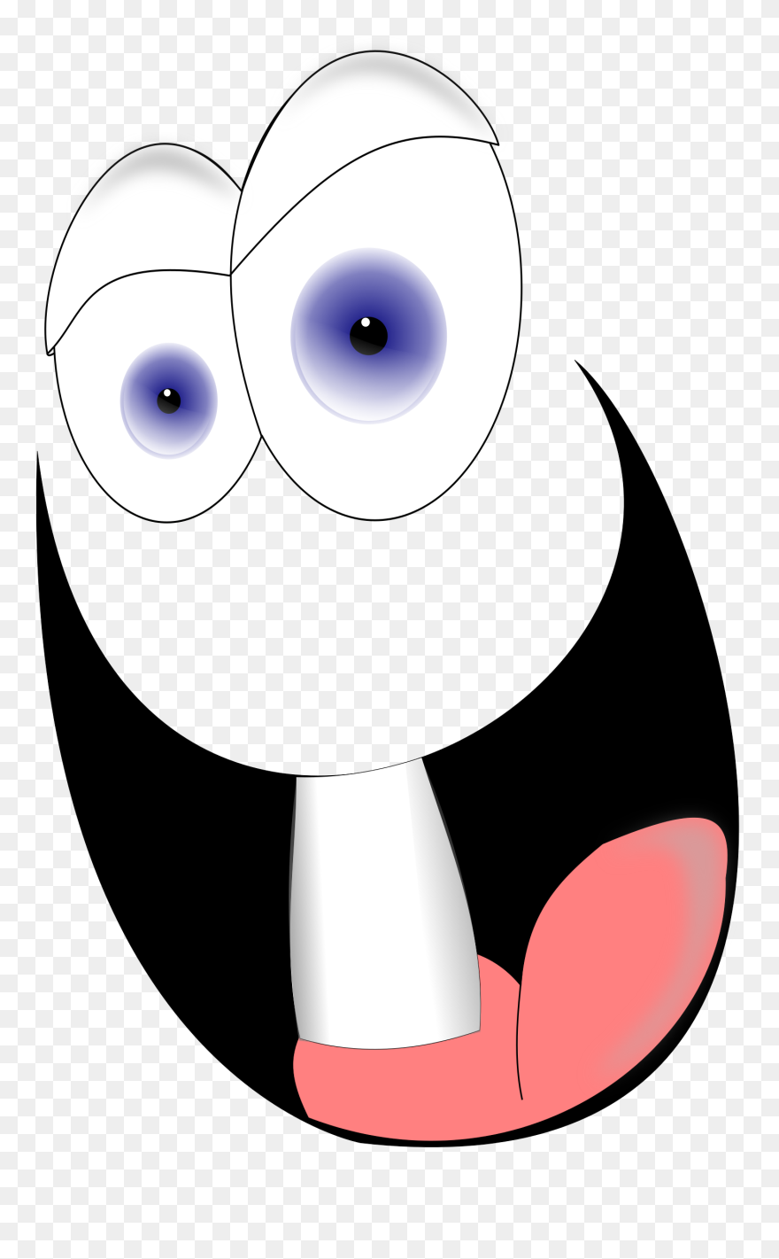 Clipart - A Duh - Laughing Cartoon Eye Png Transparent Png