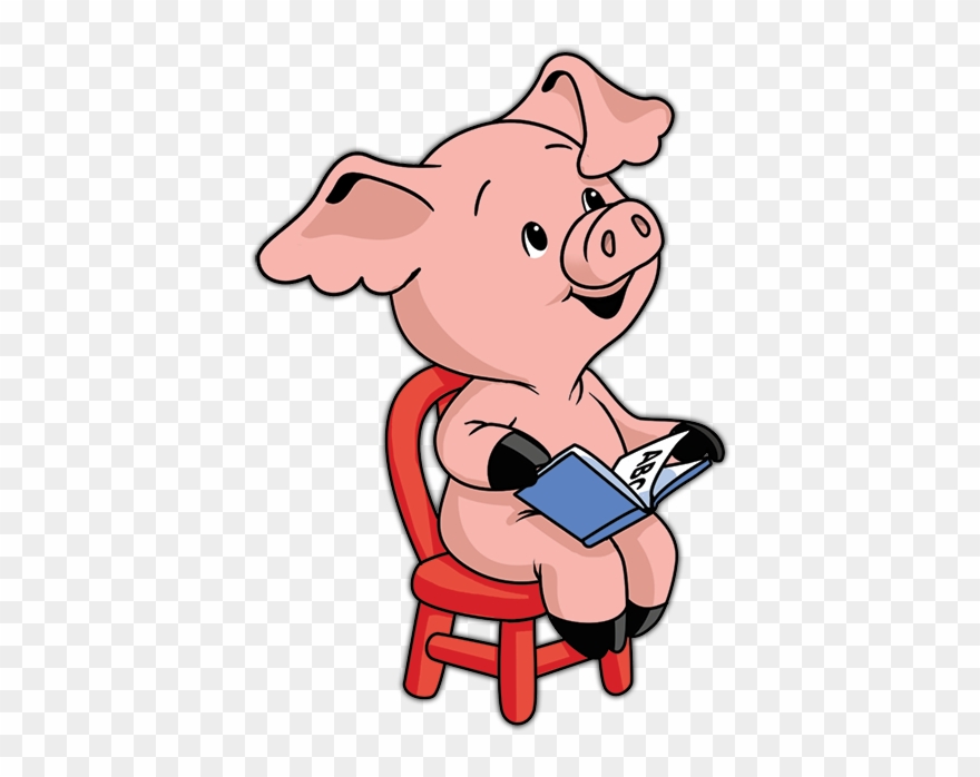 Buy The Book On Amazon - Pig Reading Clipart