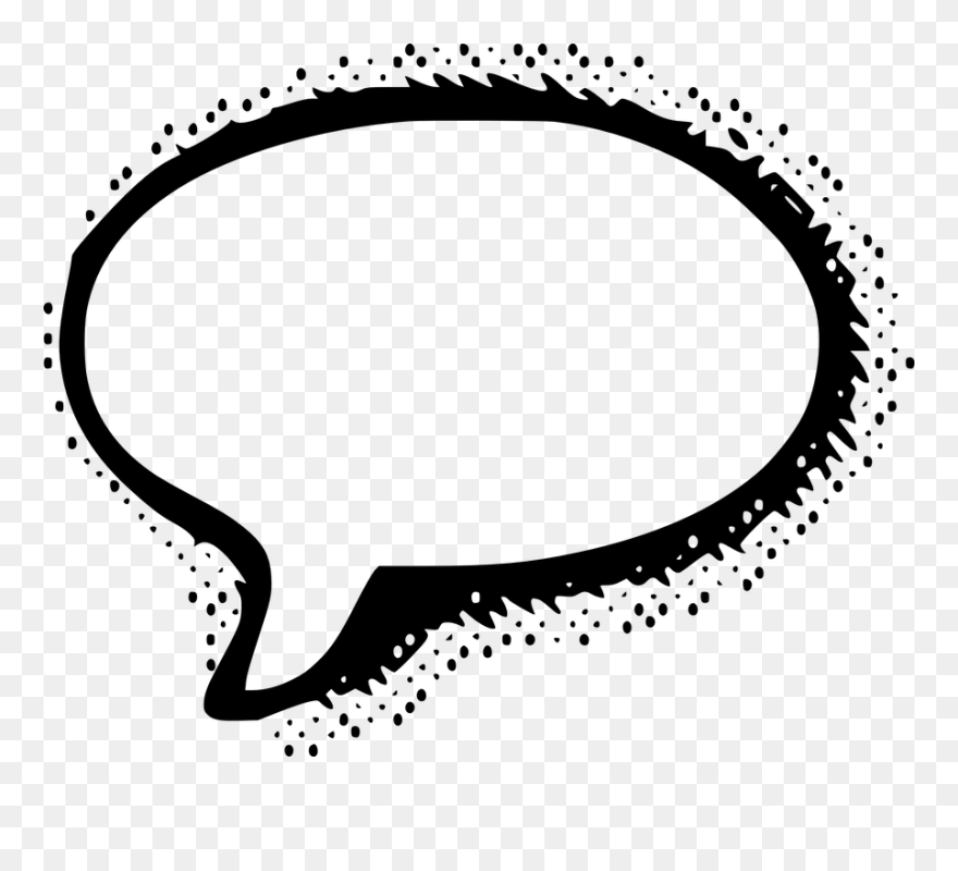 Think Bubble Clip Art - Comic Book Speech Bubble Png Transparent Png