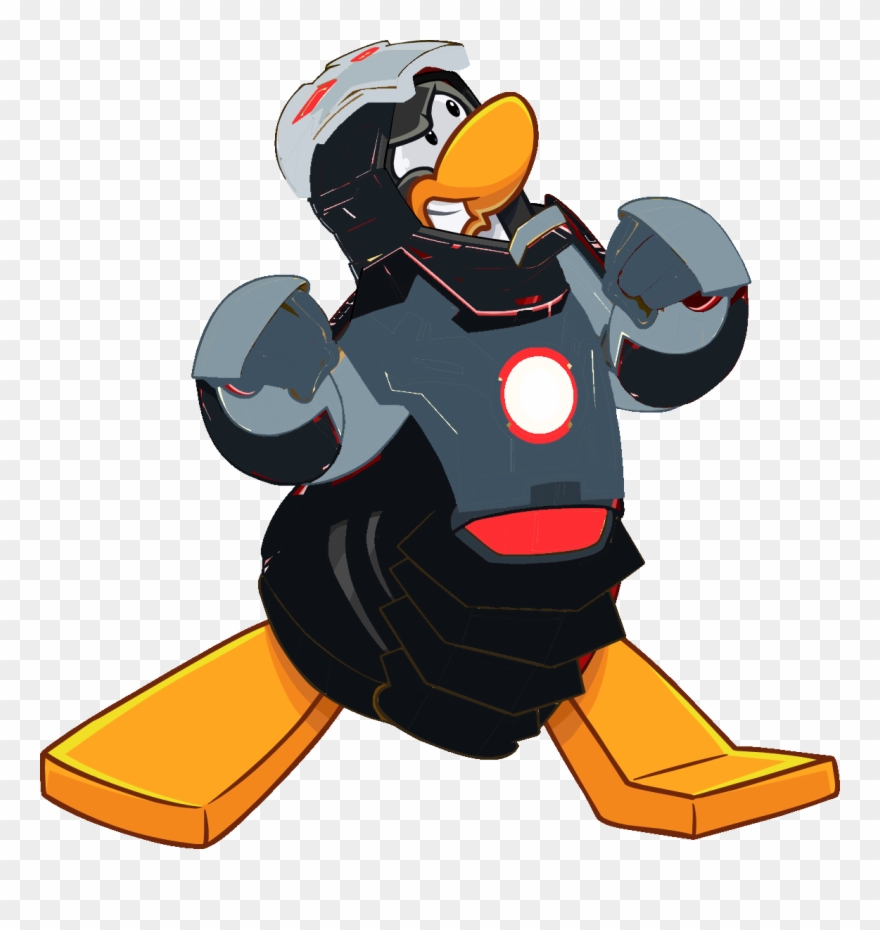 Iron Man Clipart Lego - Club Penguin Iron Man - Png Download