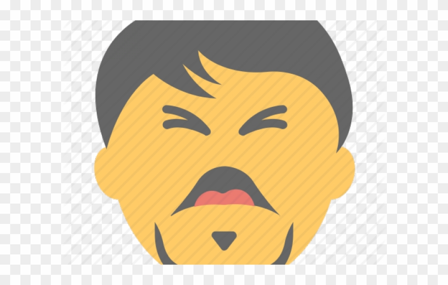 Angry Emoji Clipart Angry Man - Png Laughing Man Icon Transparent Png