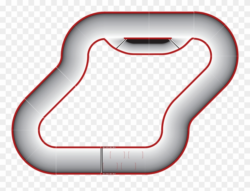 Race Track Png Image Background - Race Track With No Cars Clipart