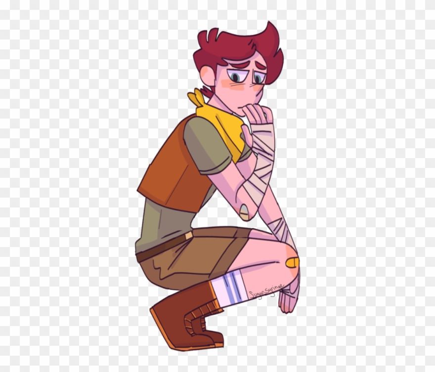 How Can He Squat So Easily - Daniel X David Camp Camp Clipart