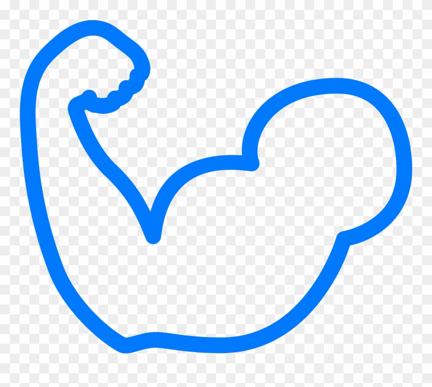 Muscle Icons Png - Biceps Clipart Transparent Png