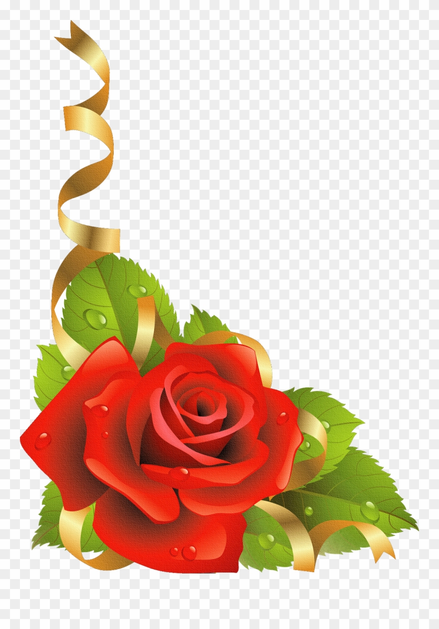 Gifs Y Fondos Pazenlatormenta - Flower Design For Border Png Clipart