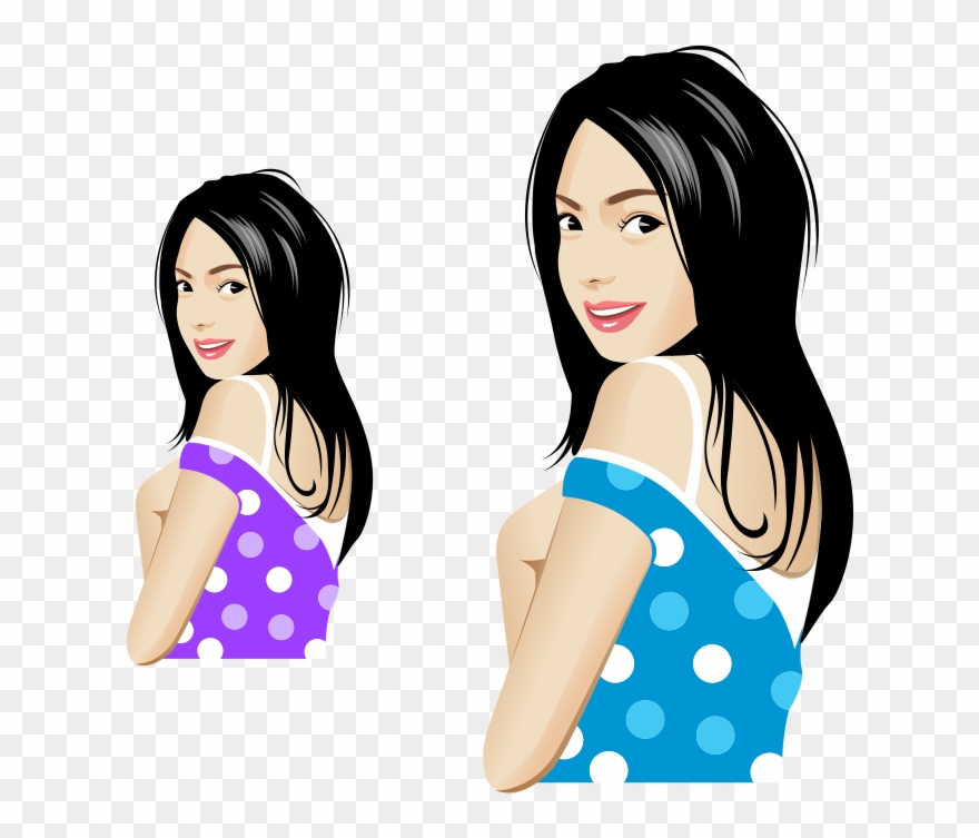 Cartoon Clip Art - Hair - Png Download