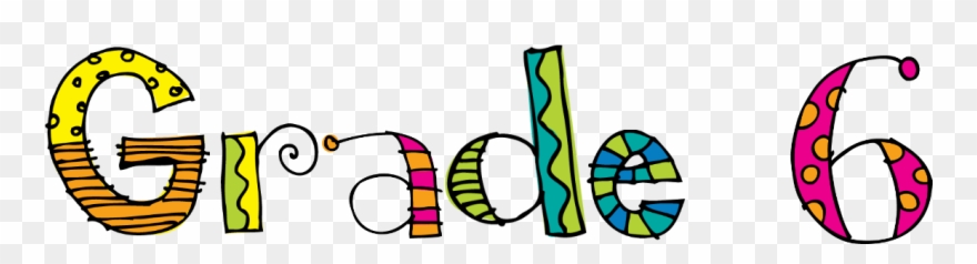 6th Grade Clipart - Grade 6 - Png Download