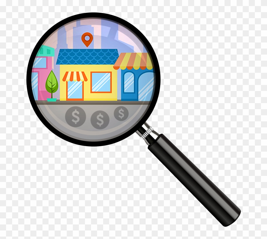 Lupa1 - Realistic Magnifying Glass Clipart