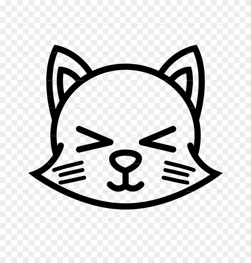 Png/cat Funny Icon-13 - Funny Cat Icon Png Clipart