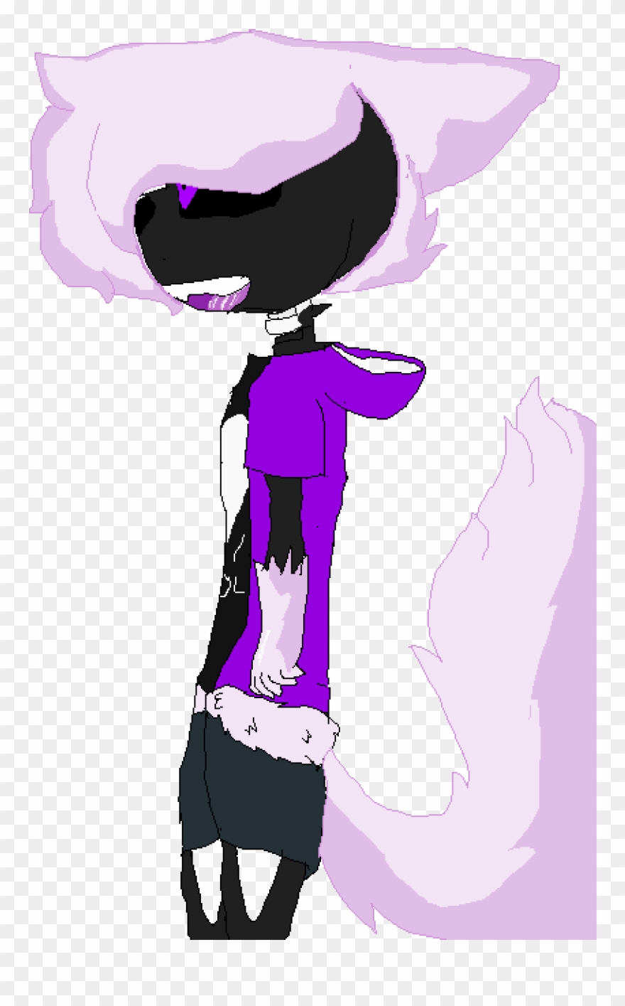 Violet In His Skeleton Form - Illustration Clipart