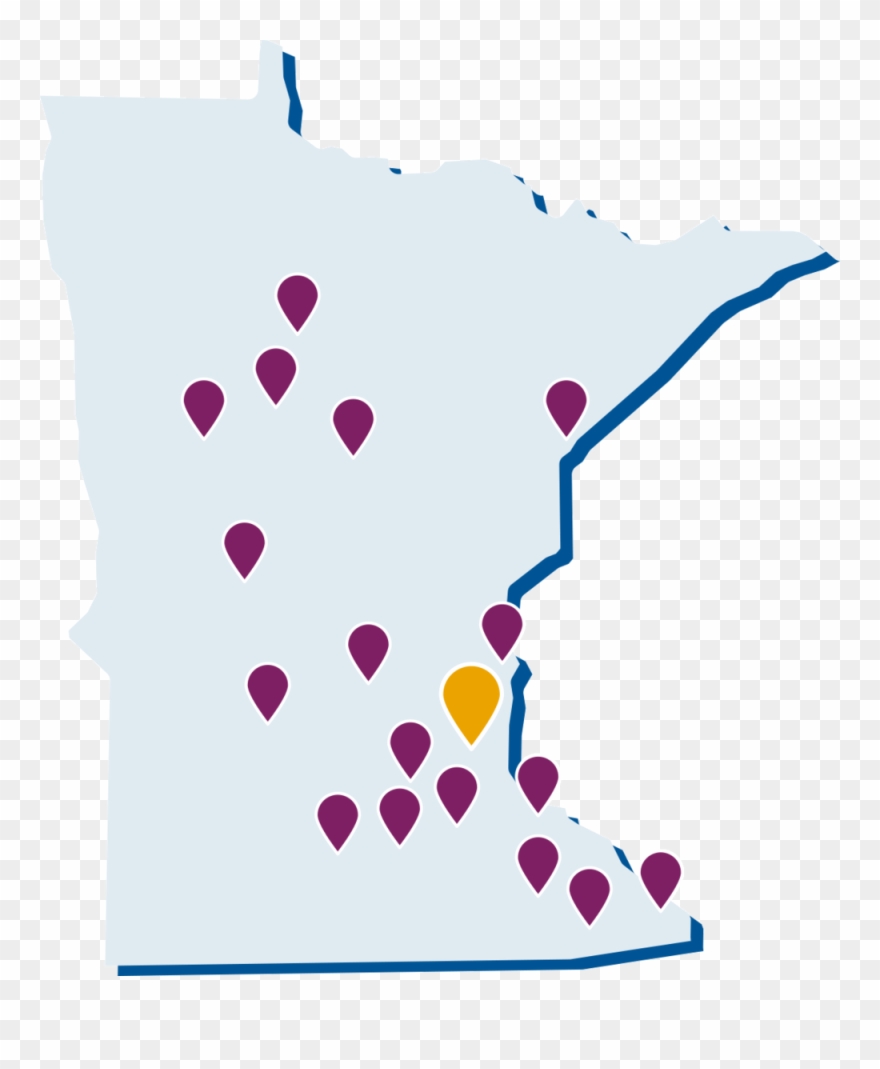 Map-localleagues - Minnesota Ffa Region Map Clipart