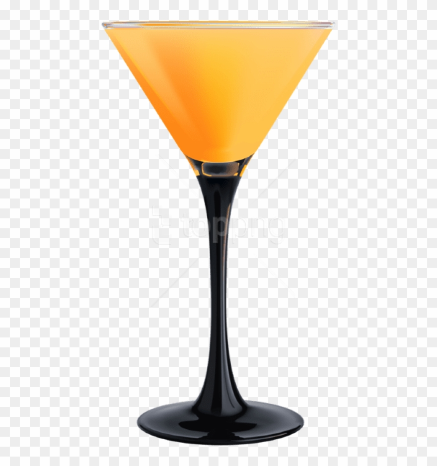 Free Png Orange Cocktail Png Png Images Transparent - Wine Glass Clipart