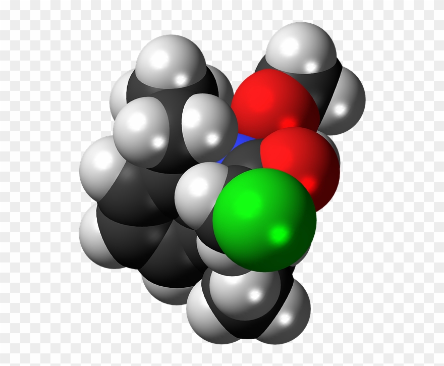 Molecula De Herbicida Clipart