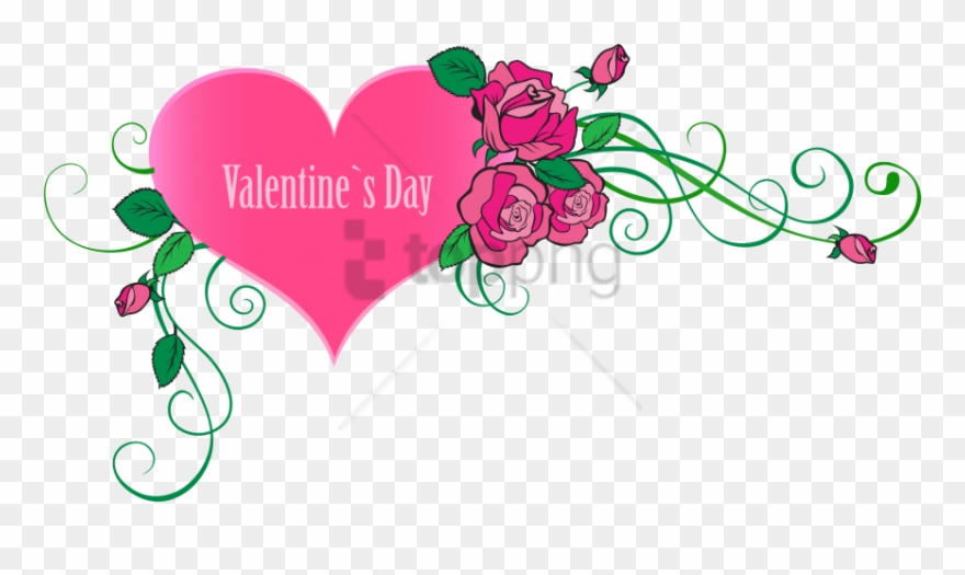 Free Png Valentine's Day Png Image With Transparent - Valentine Day Flowers Clip Art