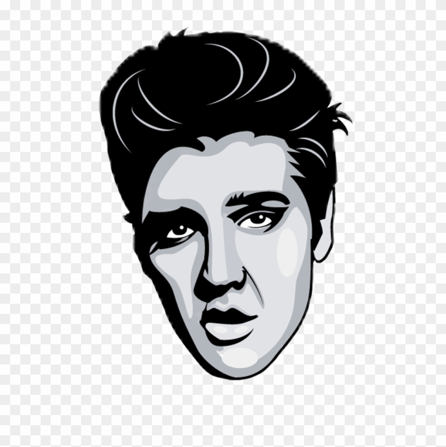 #elvis #presley #rocknroll #rockstar #rock #rock&roll - Vector Elvis Clipart