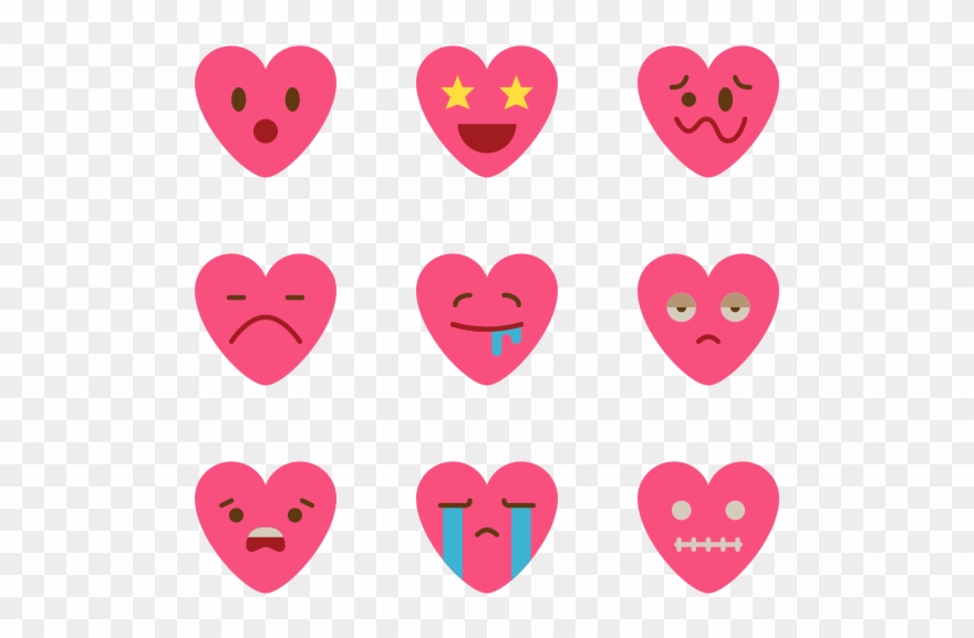 Heart Emoticons - Icon Clipart