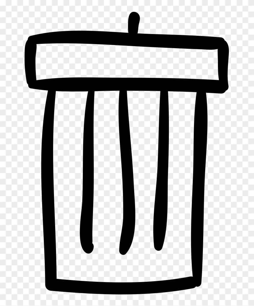 709 X 981 2 0 - Sketch Of Garbage Can Clipart
