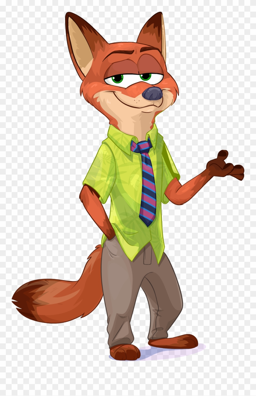 Nick Wilde Disney Wiki Fandom Powered By Wikia - Club Penguin Nick Wilde Clipart
