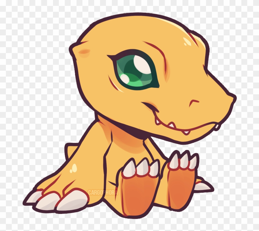 Agumon And Blackagumon - Agumon Cute Clipart