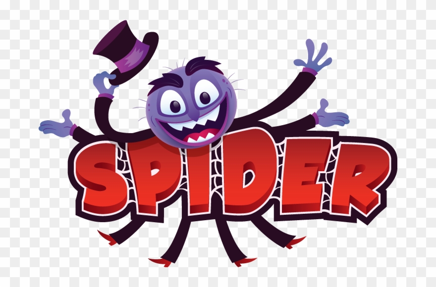 Picture Library Library Spider Luna Park Melbourne - Cartoon Clipart