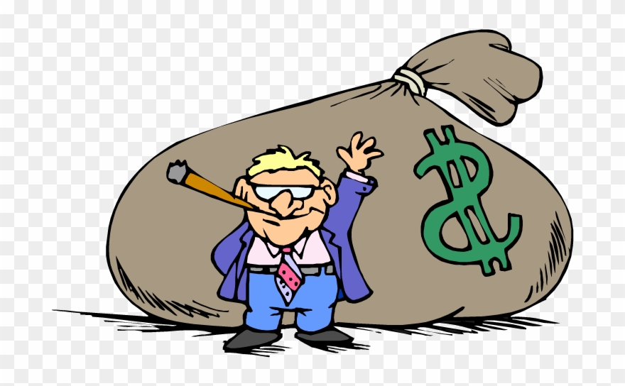 Clipart Of Wealth, Need And Poor - Cartoon - Png Download