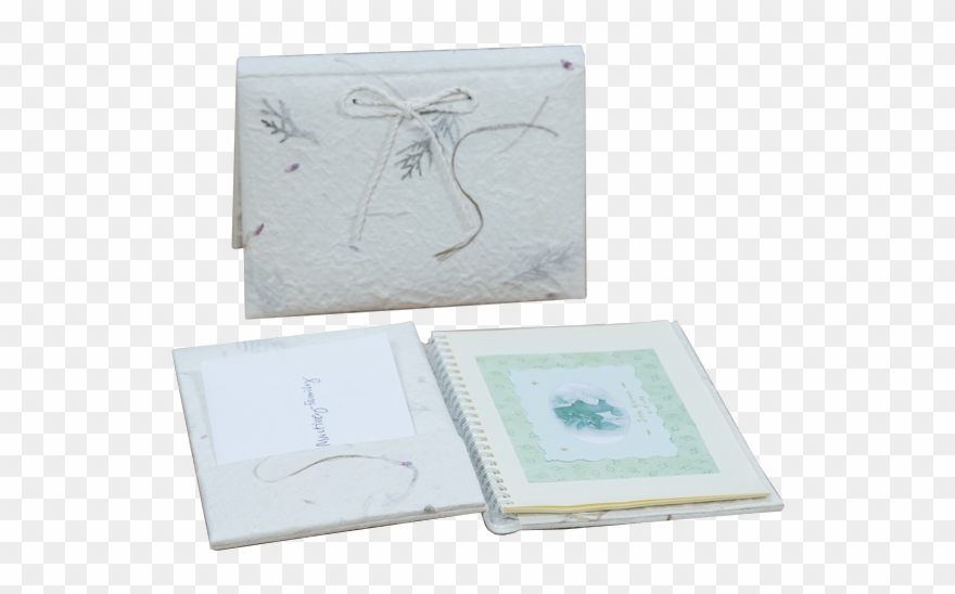 Handcrafted Funeral Service Memory Box - Paper Clipart