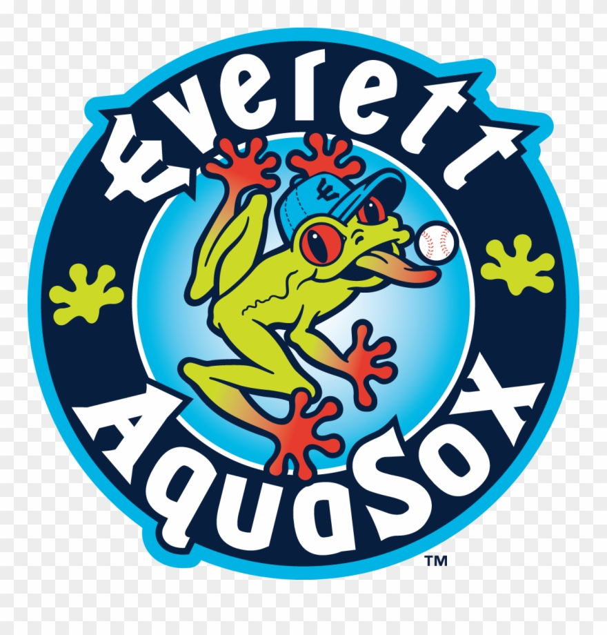 Director Of Tickets With Everett Aquasox Baseball Club - Everett Aquasox Logo Clipart