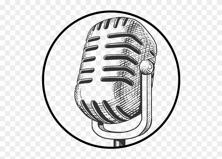 Lead Your World - Old Fashioned Microphone Drawing Clipart
