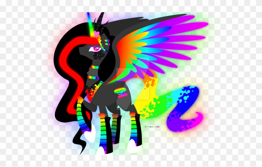 Converse Clipart Neon - My Little Pony Princesa Neon - Png Download